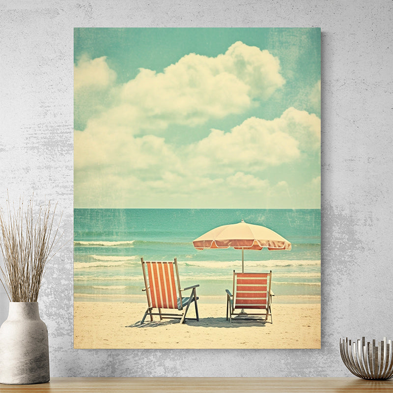 Tableau Vintage Plage
