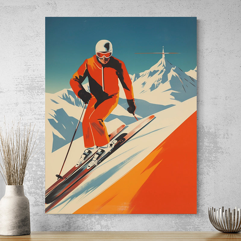 Tableau Ski Vintage