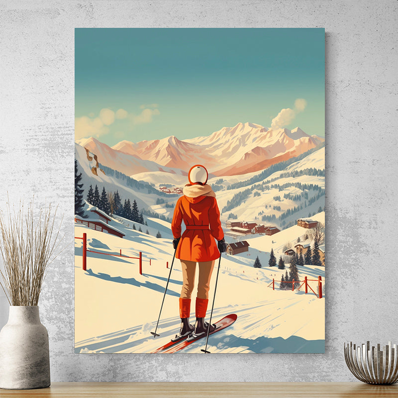 Tableau Montagne Ski