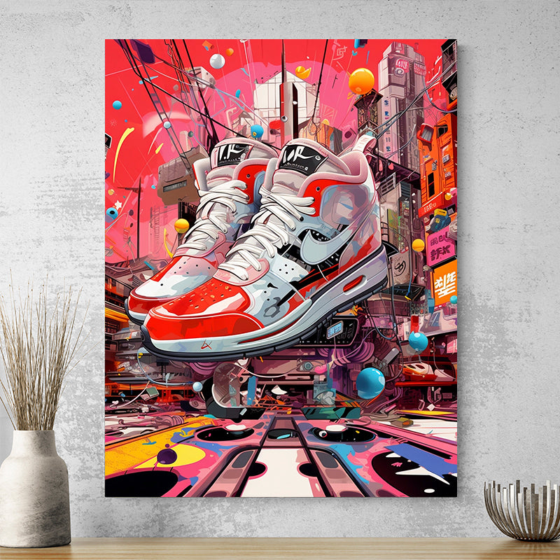 Tableau Sneakers Pop Art