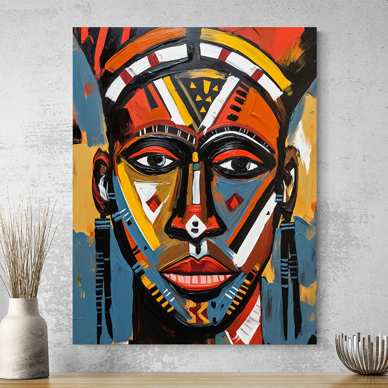 Tableau Visage Africain