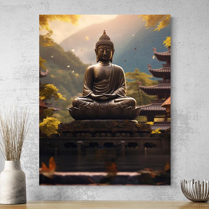 Tableau Tableau Bouddha Zen Asiatique