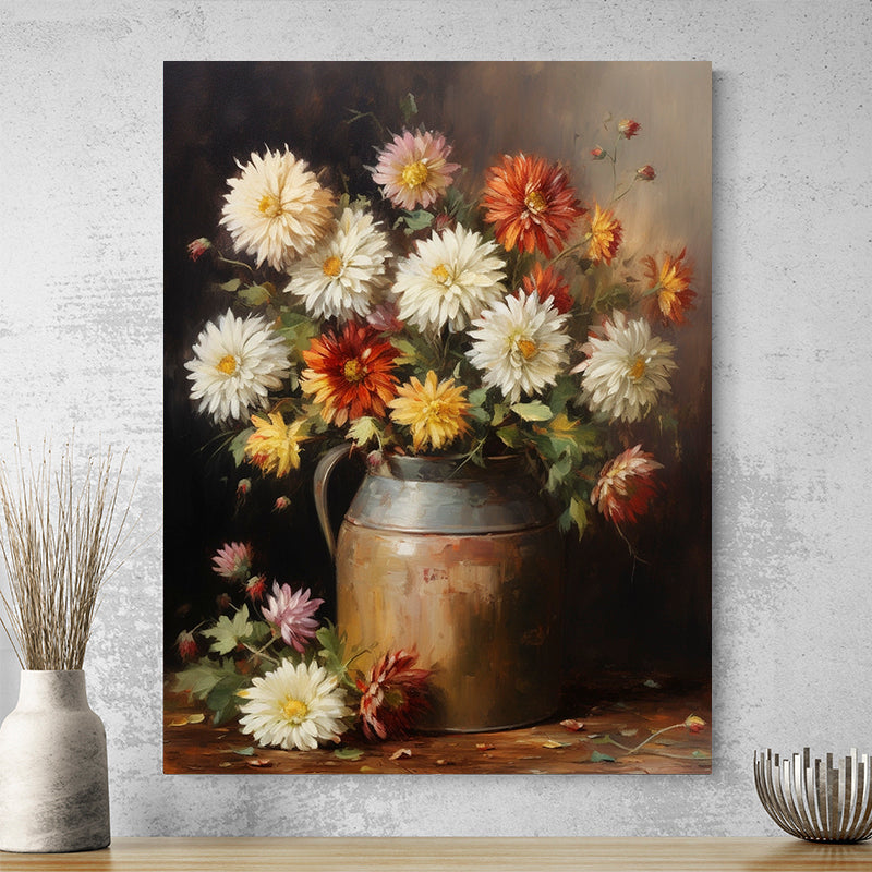 Tableau Vintage Fleurs