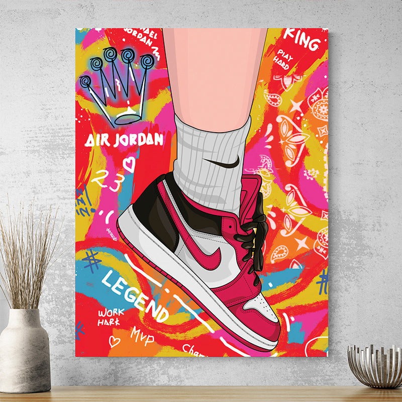 Tableau Moderne NIke Street Art