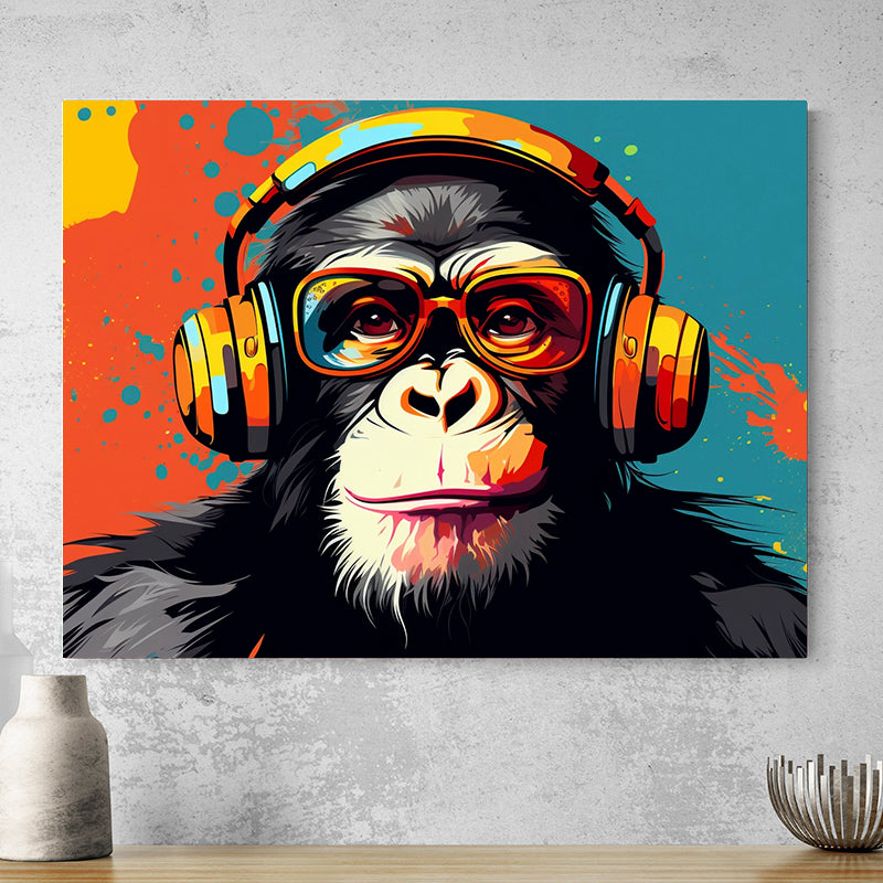 Tableau Moderne Singe