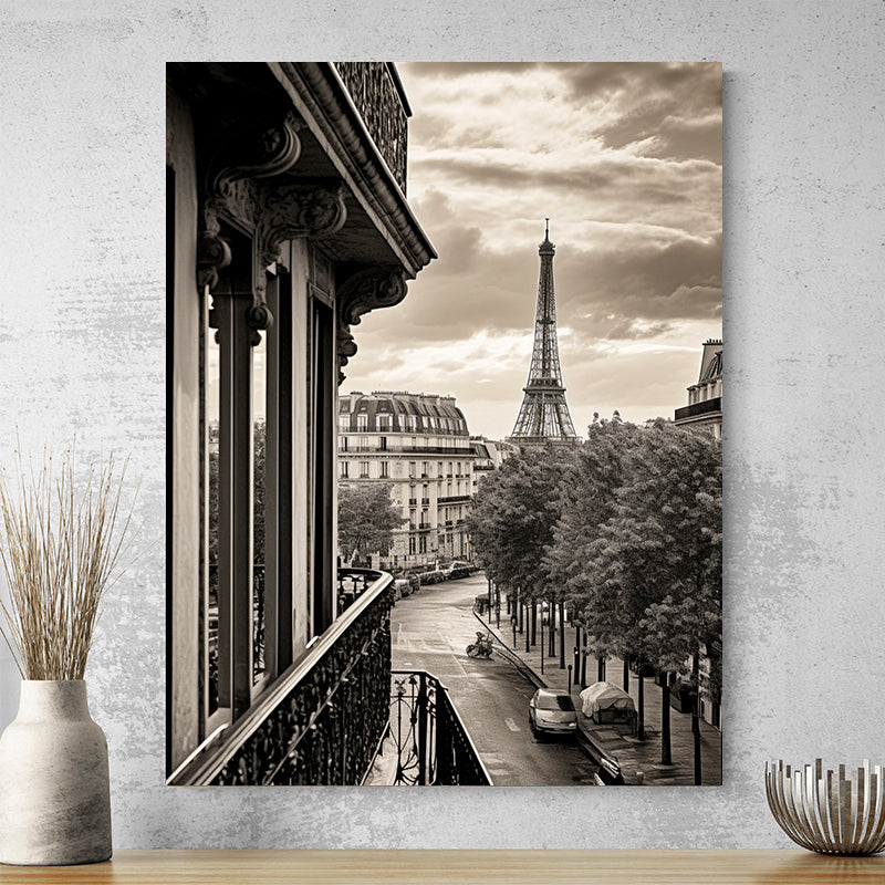 Tableau De Paris Noir Et Blanc