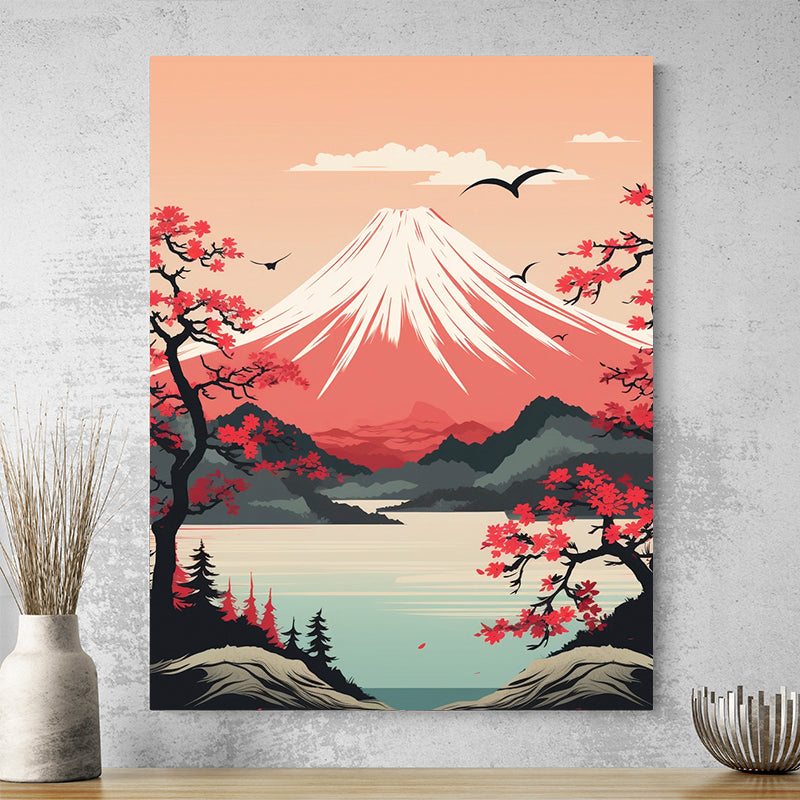 Tableau Montagne Japonaise