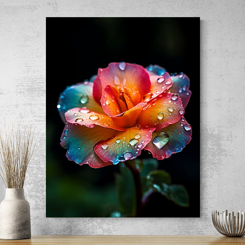 Tableau Fleur Coloré