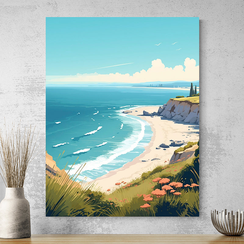 Tableau Contemporain Bord De Mer