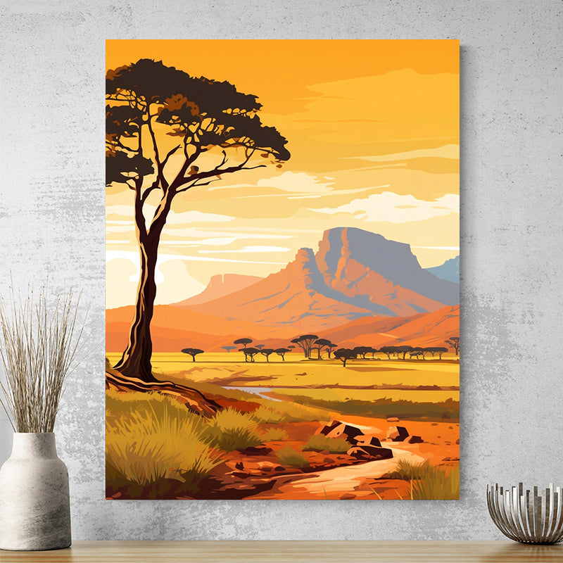 Tableau Paysage Coloré