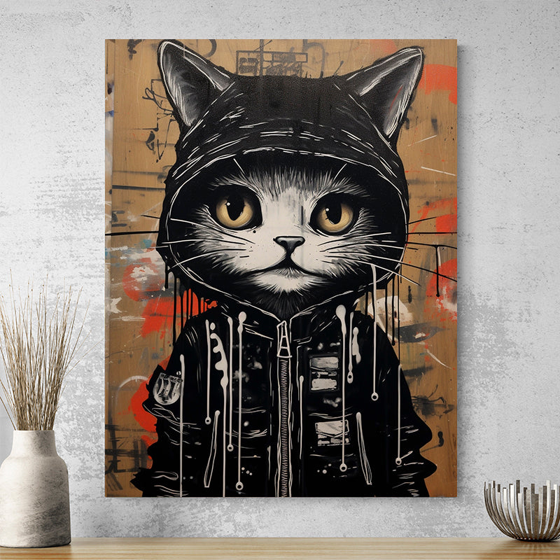 Tableau Chat Street Art