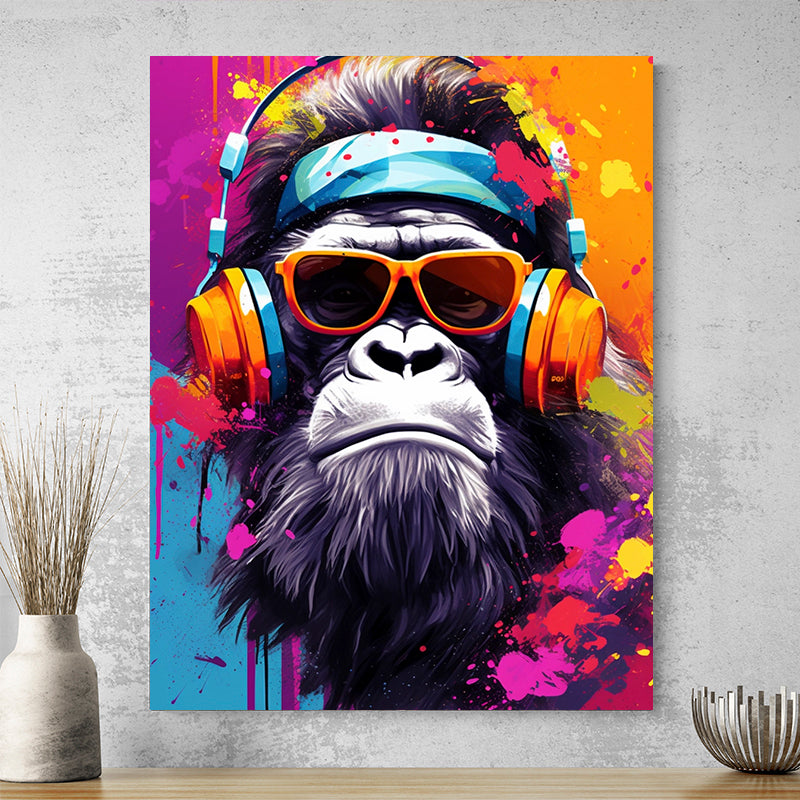 Tableau Singe Pop Art