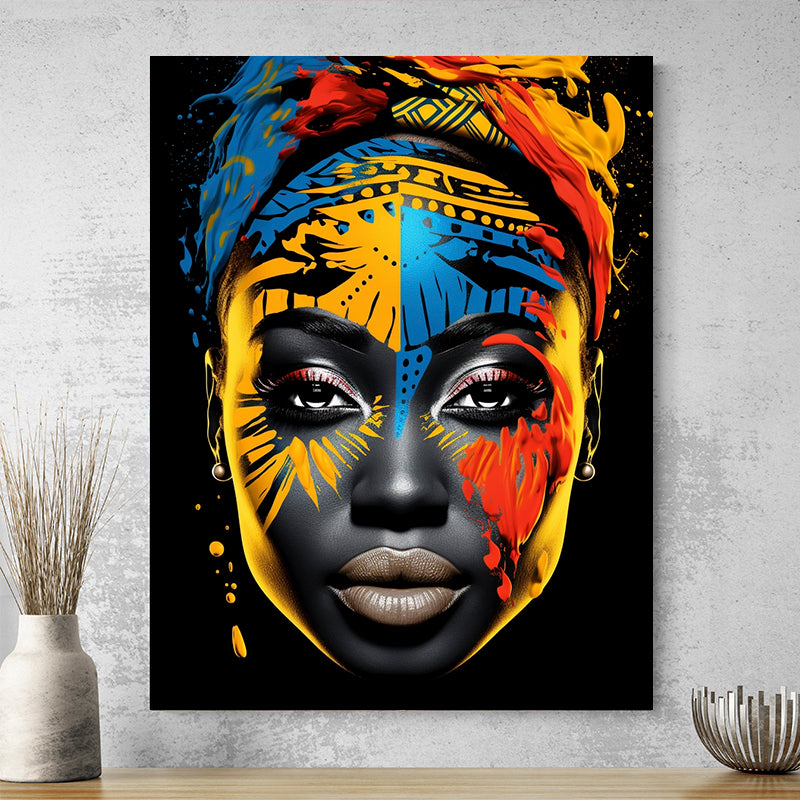 Tableau Africain Femme