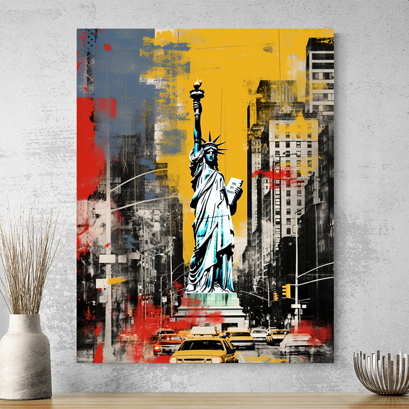 Tableau New York Statue De La Liberté