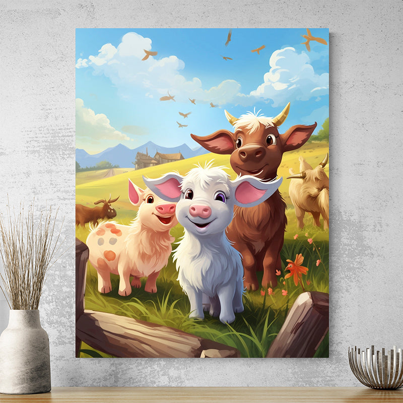 Tableau Animaux De La Ferme