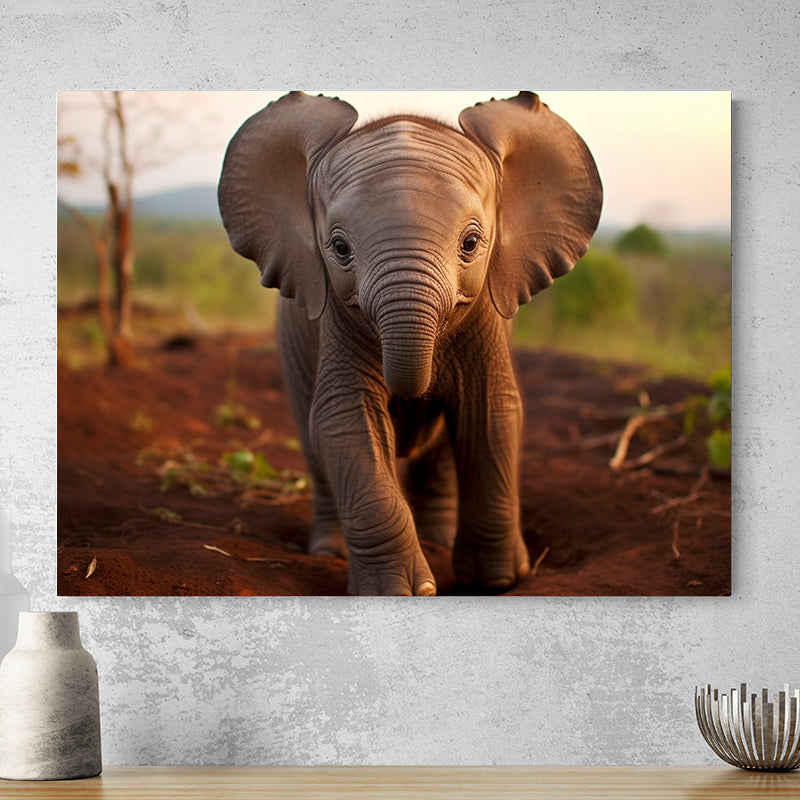 Tableau Elephant Chambre Bebe