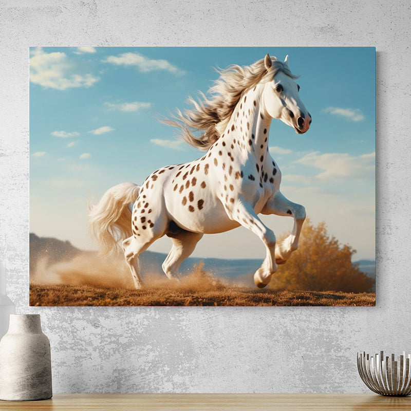Tableau Cheval Au Galop
