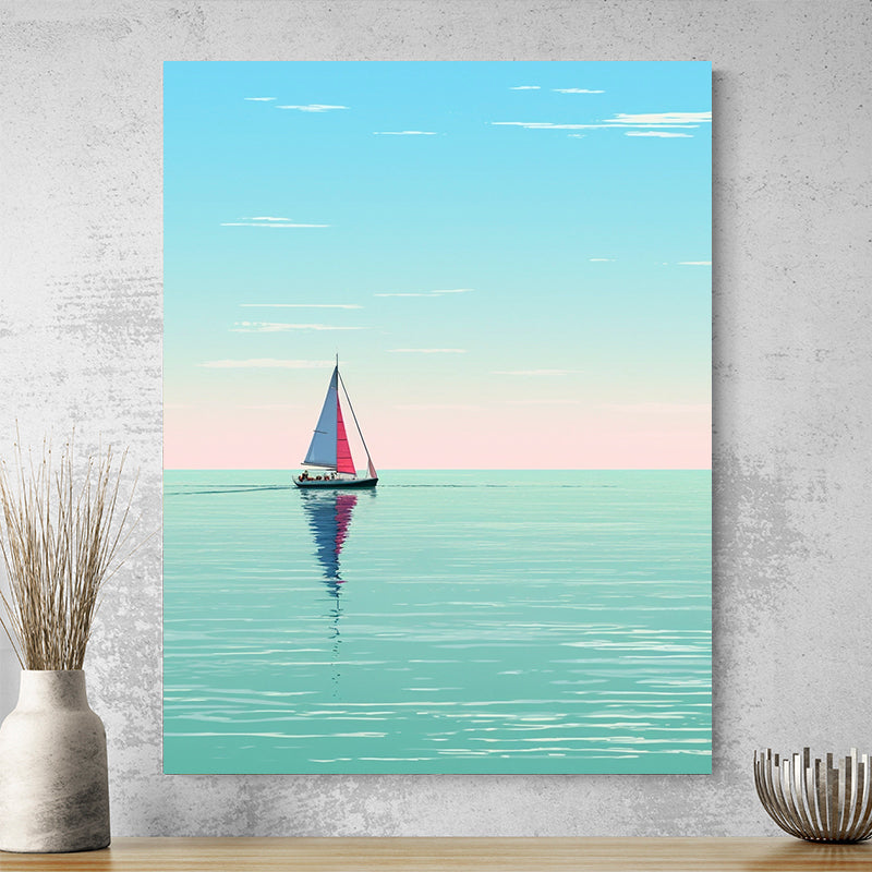 Tableau Mer Et Bateau