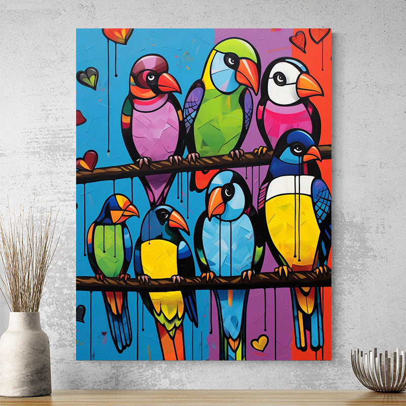 Tableau Animaux Pop Art