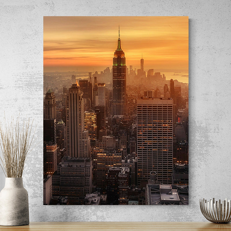 Tableau Coucher De Soleil New York