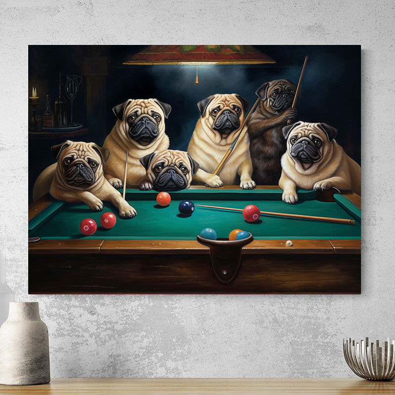 Tableau Animaux Poker