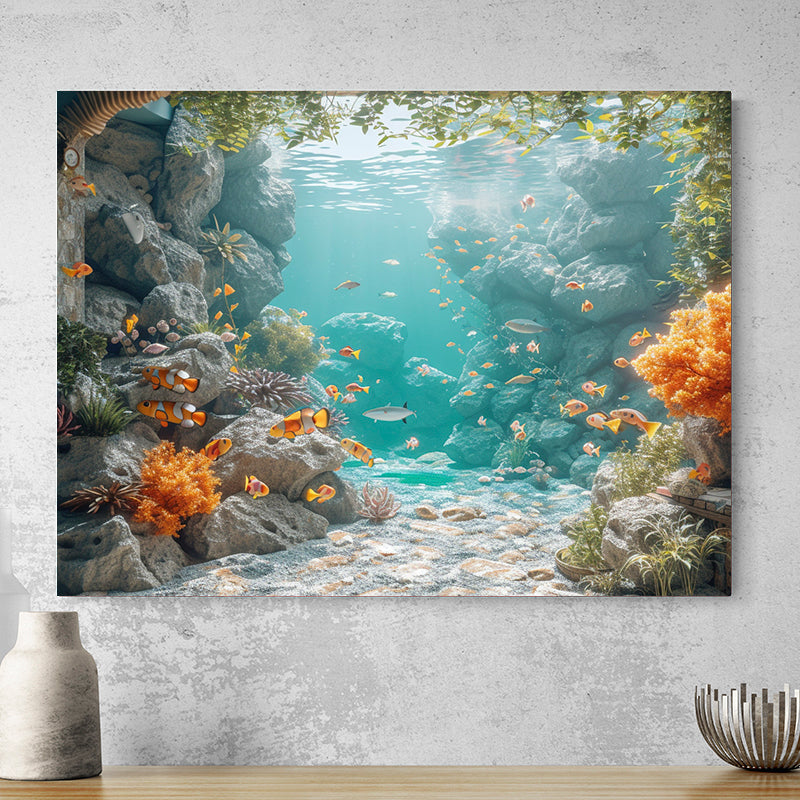 Tableau Mer Aquarium