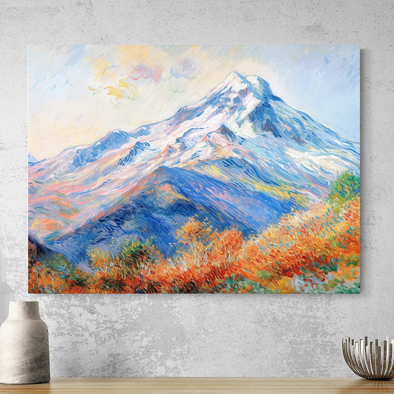 Tableau Montagne Moderne Impressionnisme