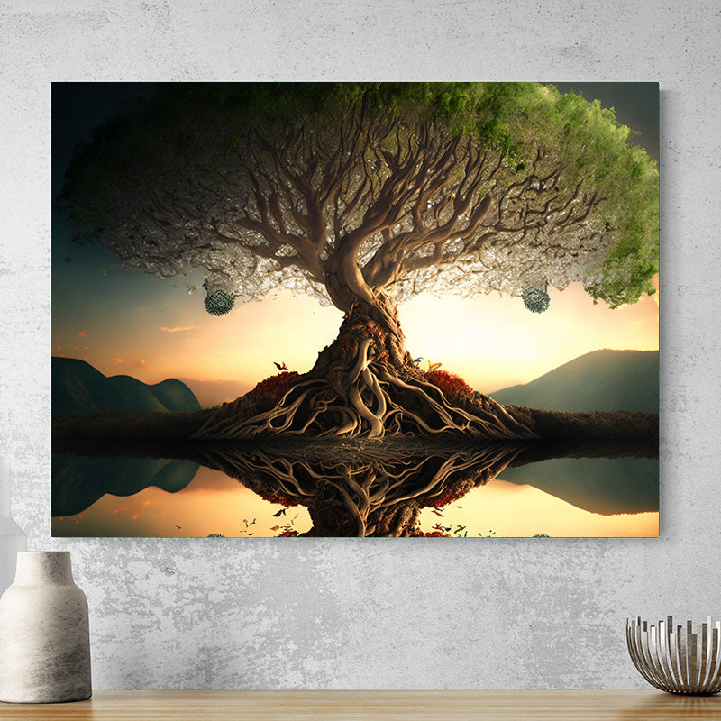 Tableau Arbre De Vie Géant