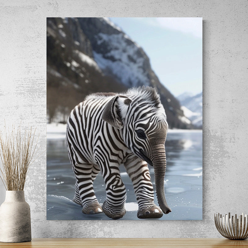 Tableau Chambre Bebe Éléphant Original