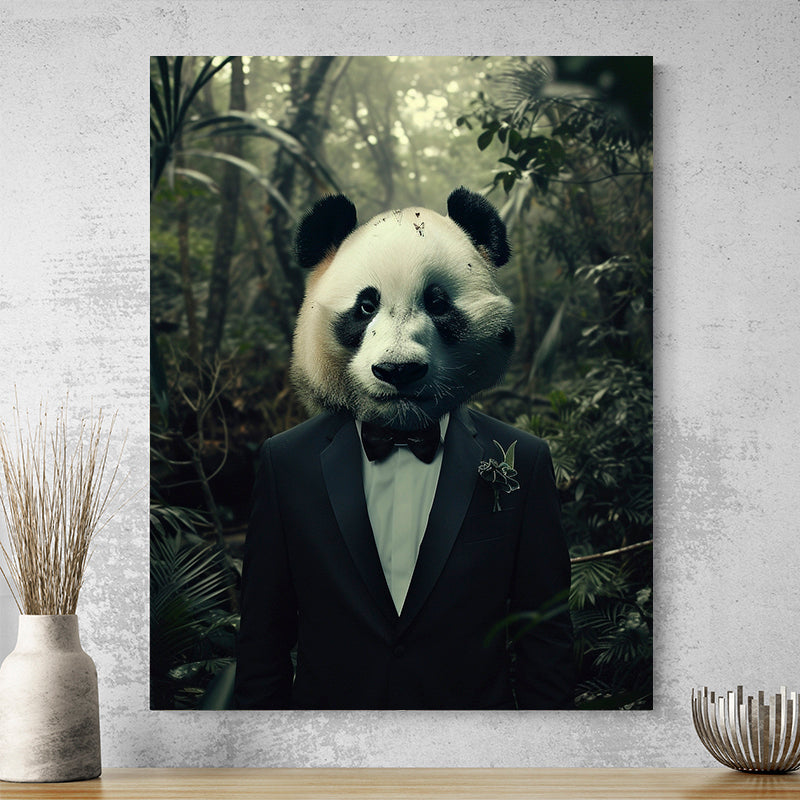 Tableau D'Animaux En Costume