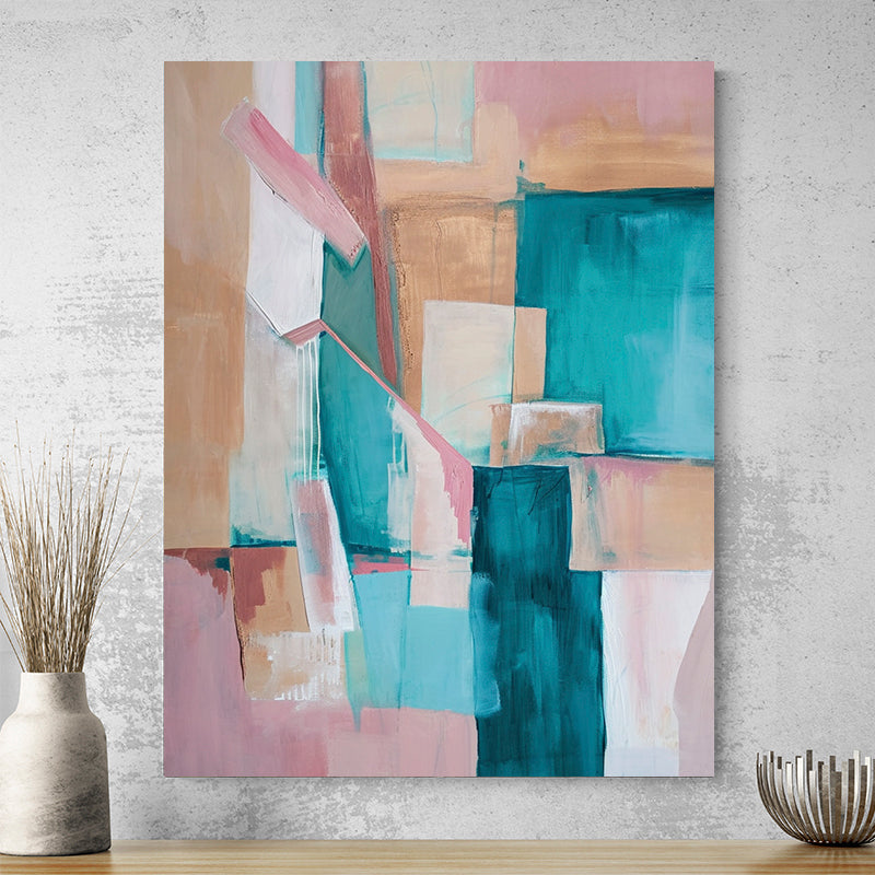 Tableau Contemporain Beige