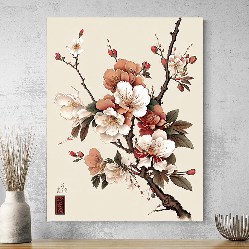 Tableau Fleur Cerisier Japonais