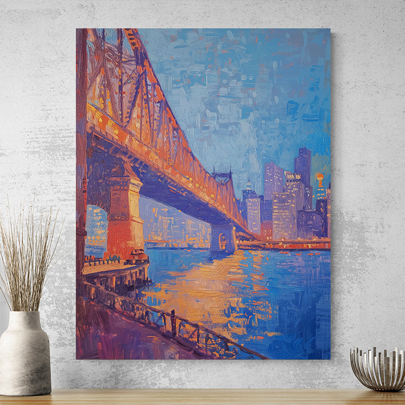 Tableau Contemporain Impressionniste — décoration murale sur toile ou verre acrylique
