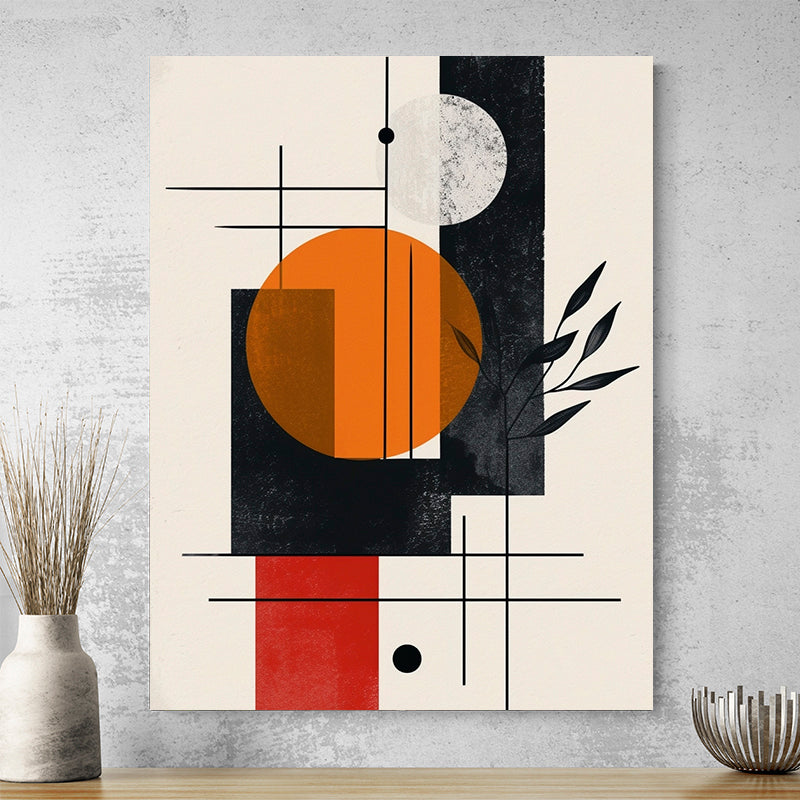 Tableau Scandinave Rouge