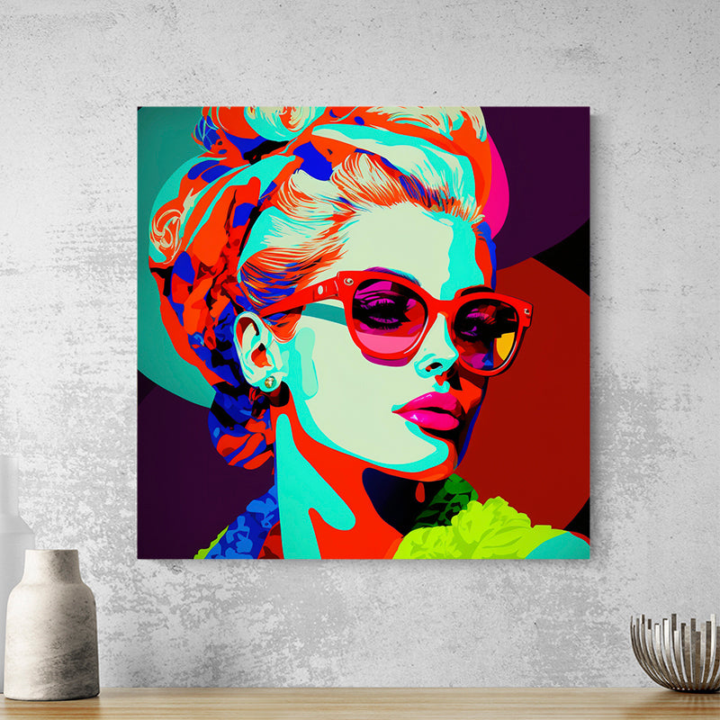 Tableau Pop Art Luxe — décoration murale sur toile ou verre acrylique