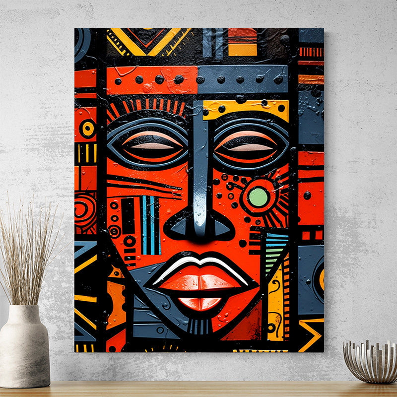 Tableau Africain Coloré
