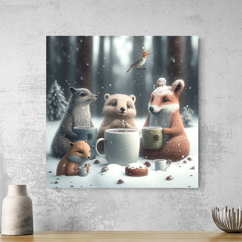Tableau Animaux Hiver