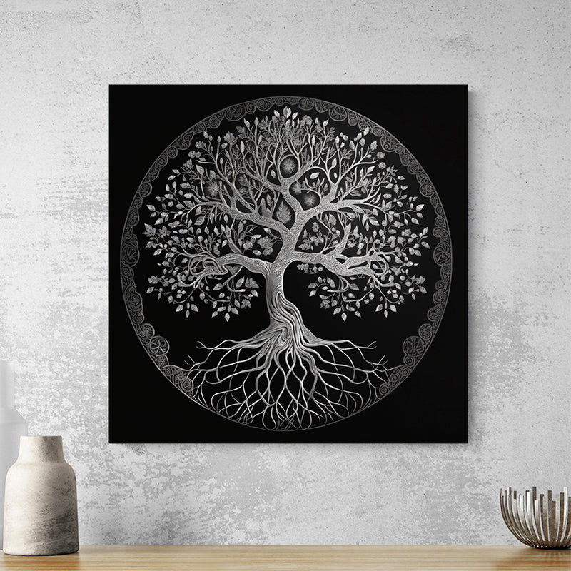 Tableau Arbre De Vie Argent