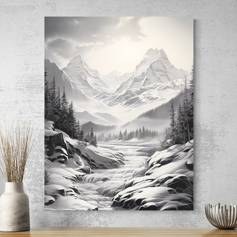 Tableau Paysage De Montagne