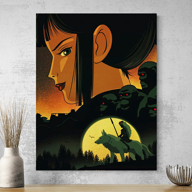 Tableau Ghibli Mononoke