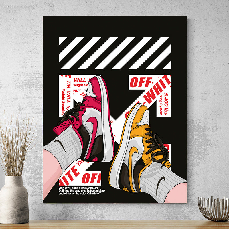 Tableau Sneaker Street Art