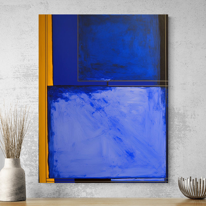 Tableau Contemporain Bleu