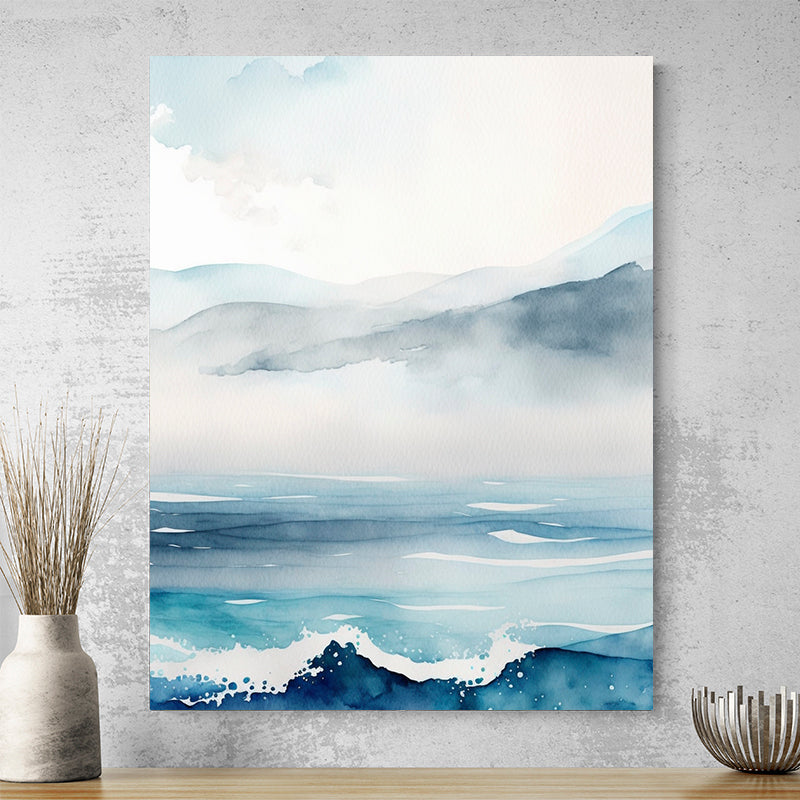 Tableau Bleu Moderne