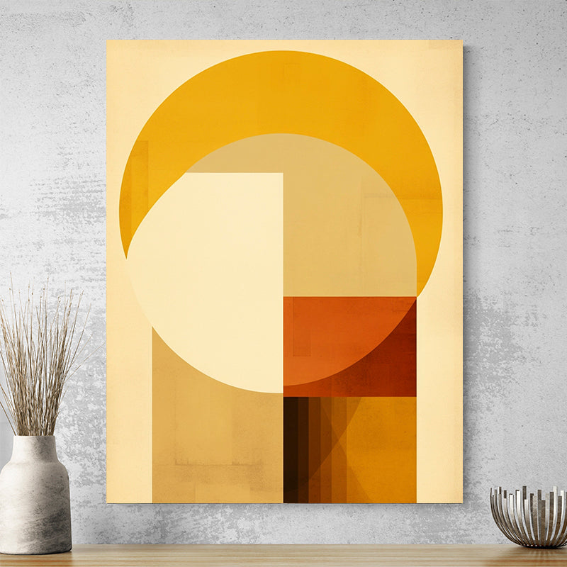 Tableau Jaune Scandinave
