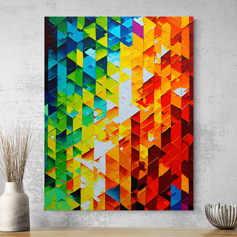 Tableau Contemporain Coloré