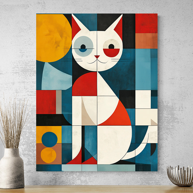 Tableau Contemporain Chat