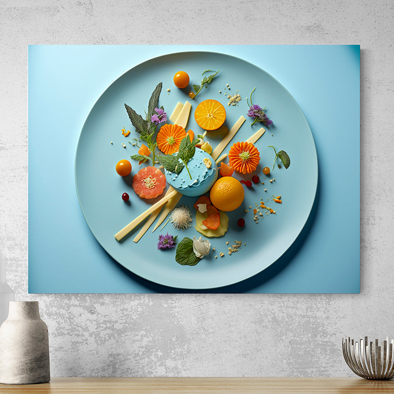 Tableau Cuisine Bleu
