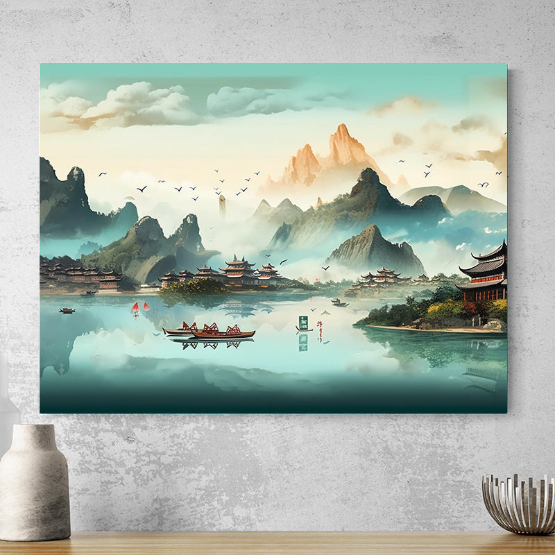 Tableau Paysage Chinois