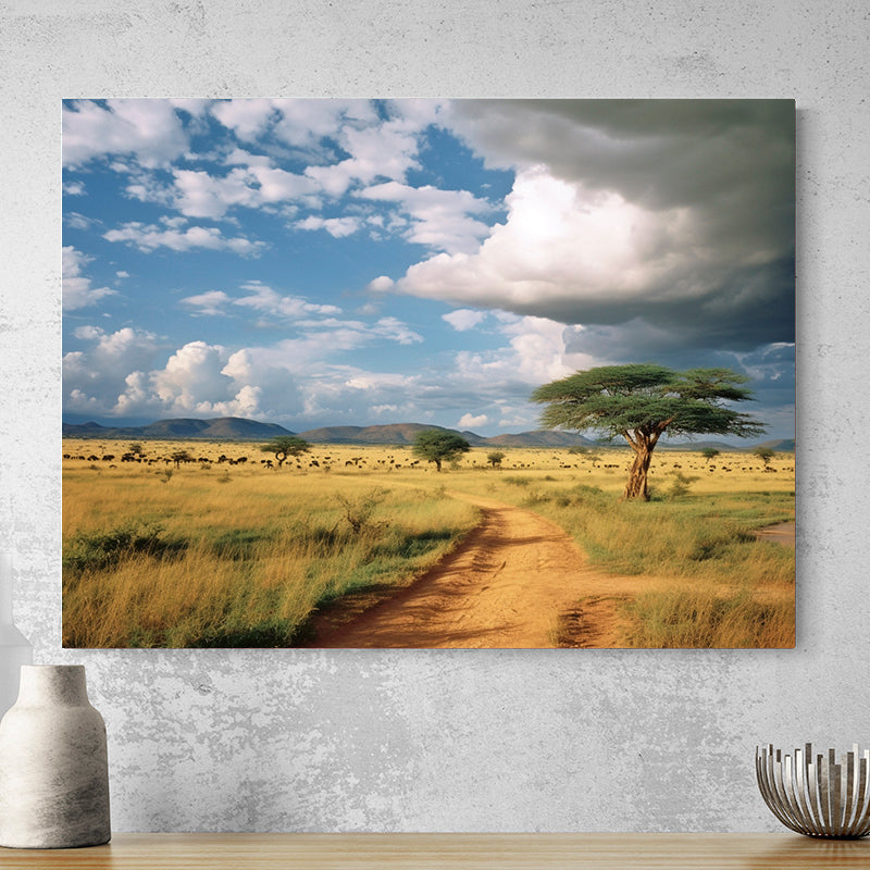 Tableau Paysage Africain