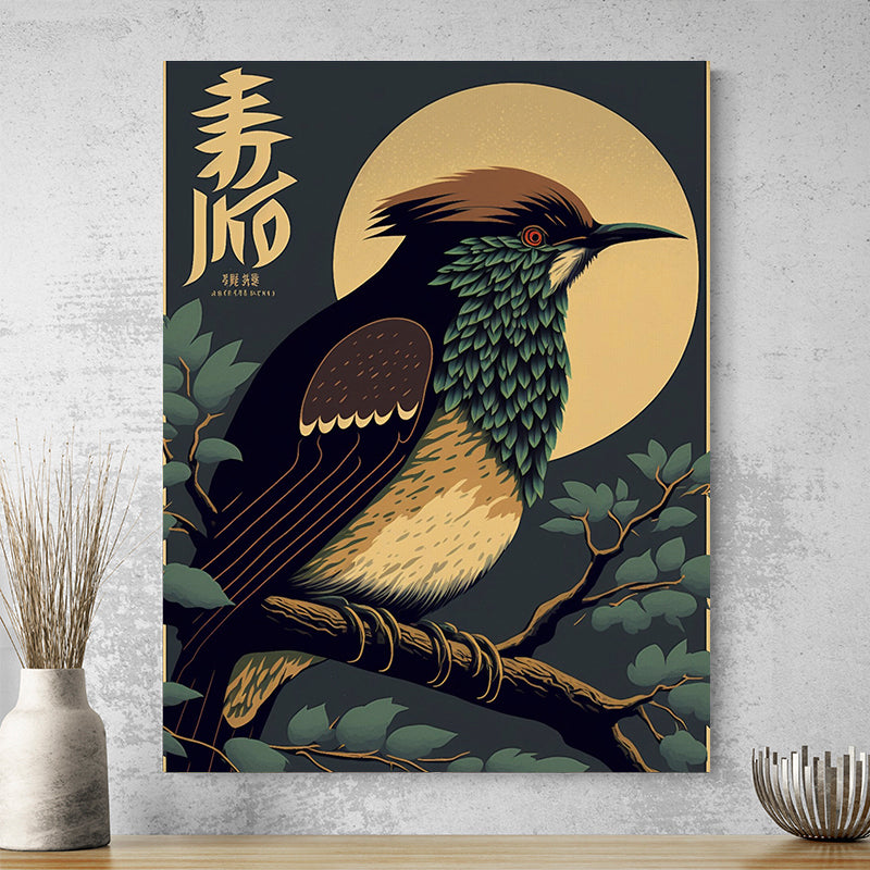 Tableau Japonais Oiseau